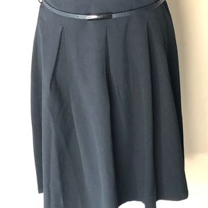 Forever 21 black pleated with belt.